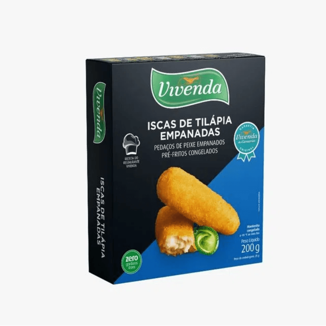 Isca de Tilápia Empanada 200g