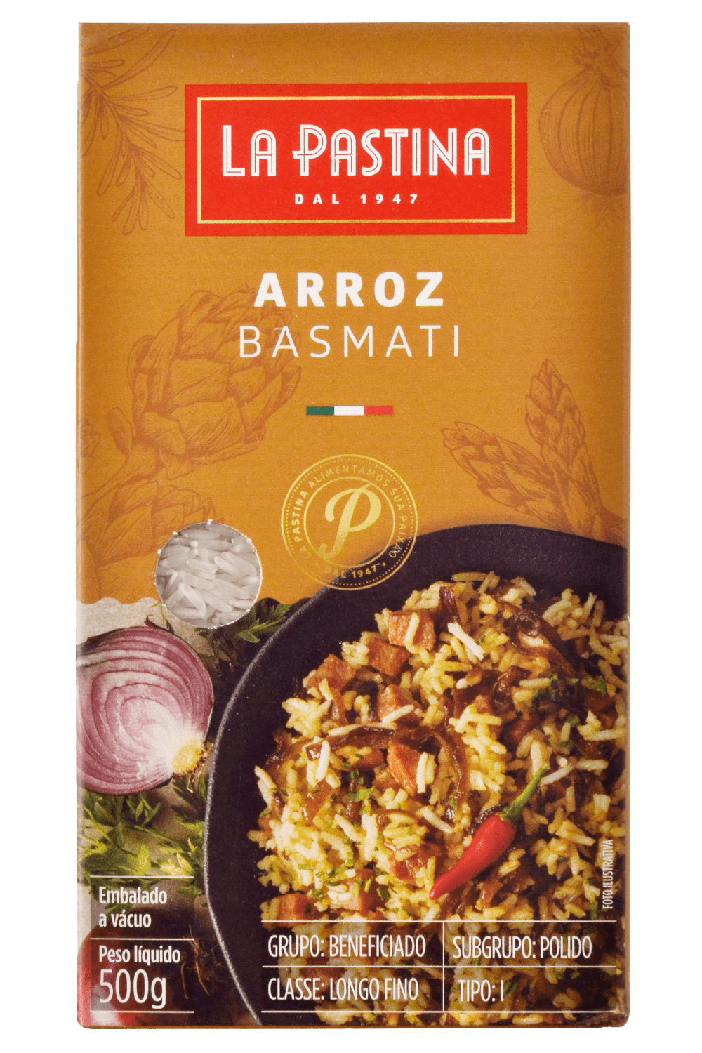 ARROZ BASMATI LA PASTINA 500G